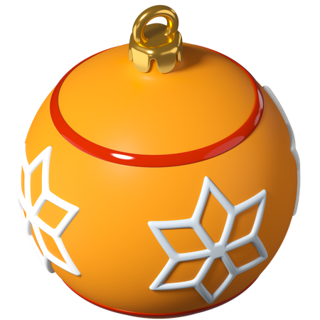 Bola de Natal  3D Illustration