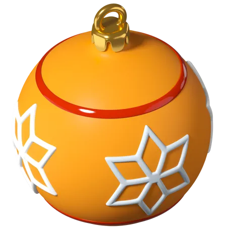 Bola de Natal  3D Illustration