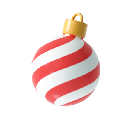 Bola de Natal  3D Illustration