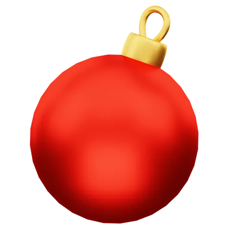 Bola de Natal  3D Icon