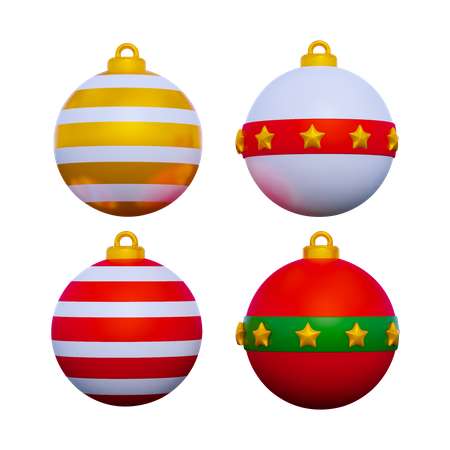 Bolas de Natal  3D Icon