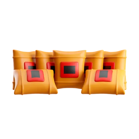 Bolsa de cemento  3D Icon