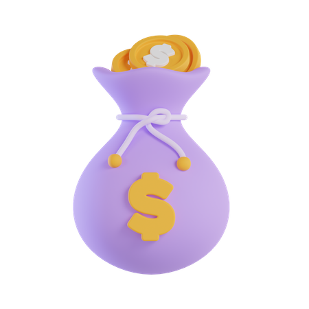 Bolsa de dinero  3D Icon