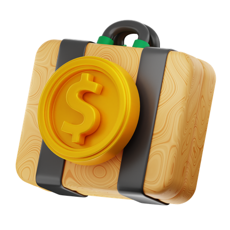 Saco de dólar  3D Icon