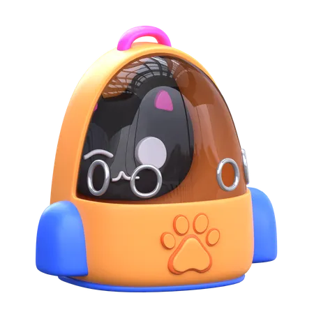 Bolsa de gato  3D Icon