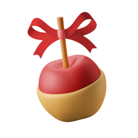 Bonbons aux pommes  3D Icon