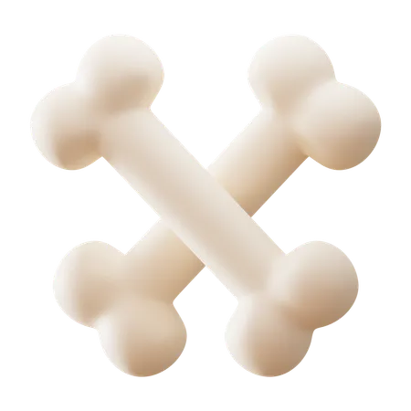 Bone  3D Icon