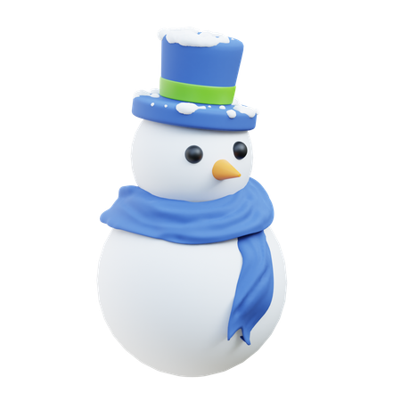 Boneco de neve  3D Icon