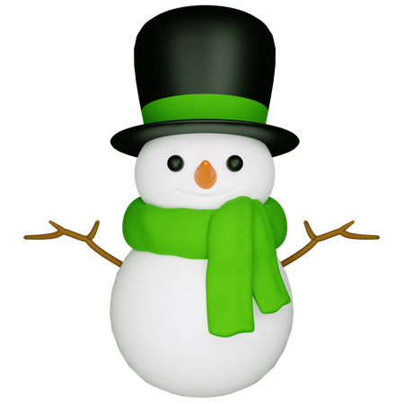 Boneco de neve  3D Icon