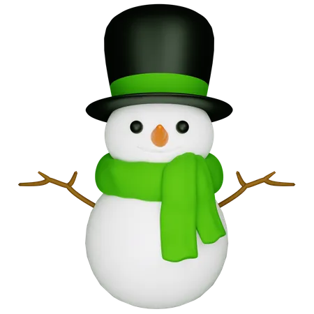 Boneco de neve  3D Icon