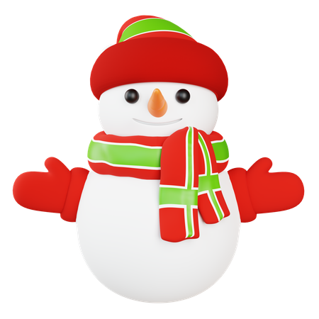 Boneco de neve  3D Icon