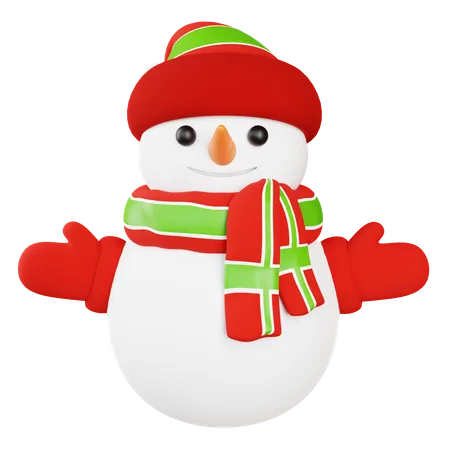 Boneco de neve  3D Icon