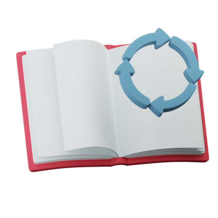 Book Return  3D Icon