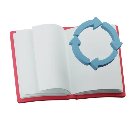 Book Return  3D Icon