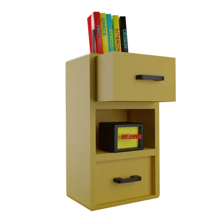 Book Shelf  3D Icon