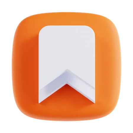 Bookmark  3D Icon