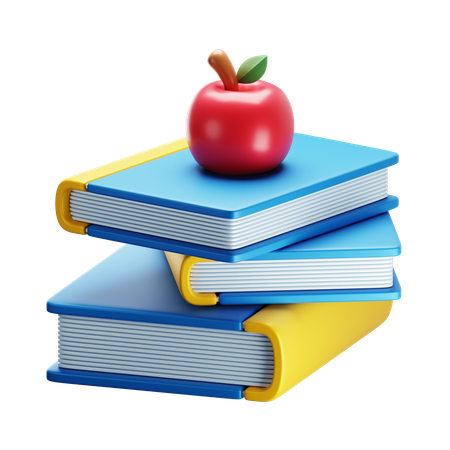 Books  3D Icon