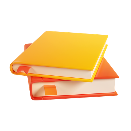 Books  3D Icon