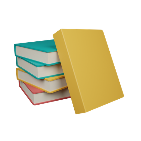 Books  3D Illustration