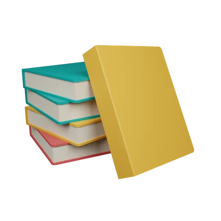 Books  3D Illustration