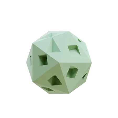 Boolean Octagon  3D Icon