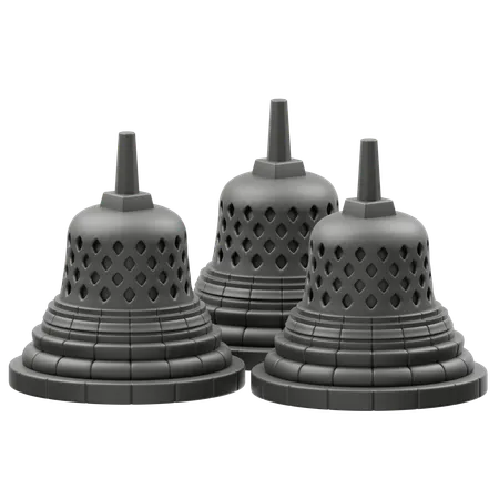 Borobudur Temple  3D Icon