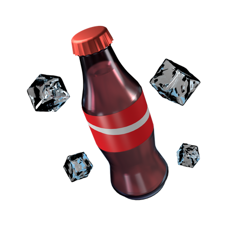 Botella de Coca Cola  3D Icon