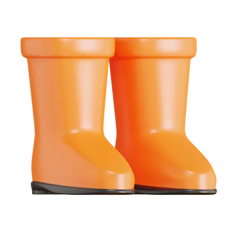 Bottes de jardinage  3D Icon