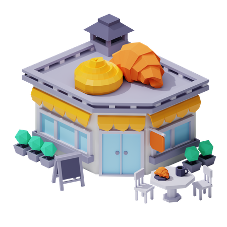 Boulangerie  3D Icon