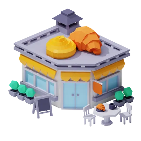 Boulangerie  3D Icon