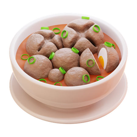 Boulette de viande  3D Icon