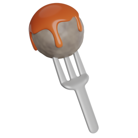 Boulette de viande  3D Icon