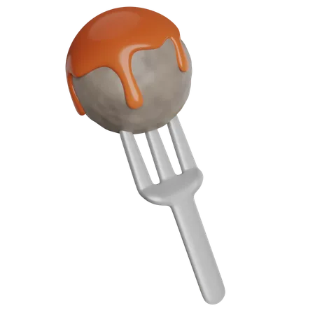 Boulette de viande  3D Icon