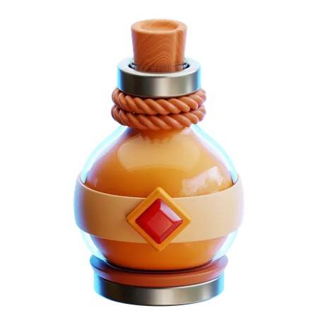 Bouteille de liquide magique  3D Icon