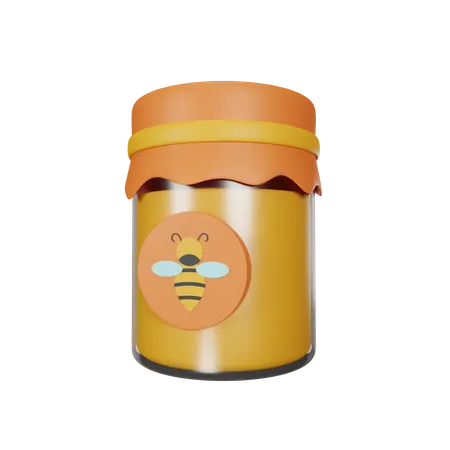 Bouteille de miel  3D Icon