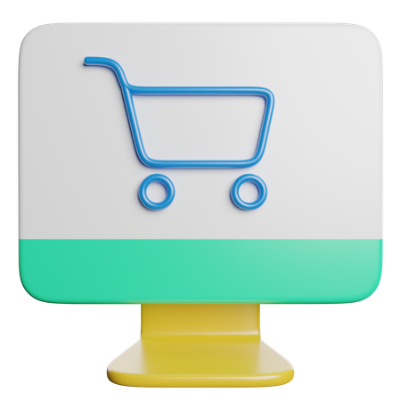 Magasin en ligne  3D Icon