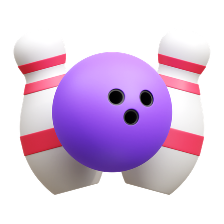 Bowling  3D Icon