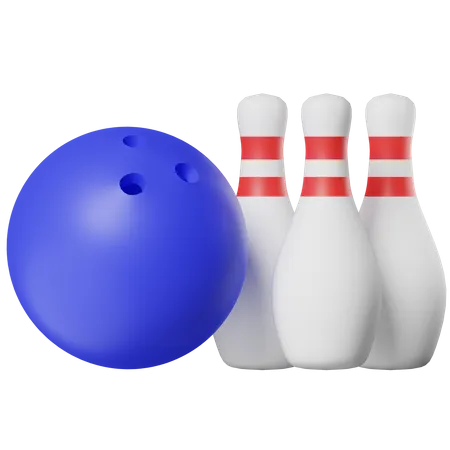 Bowling  3D Icon