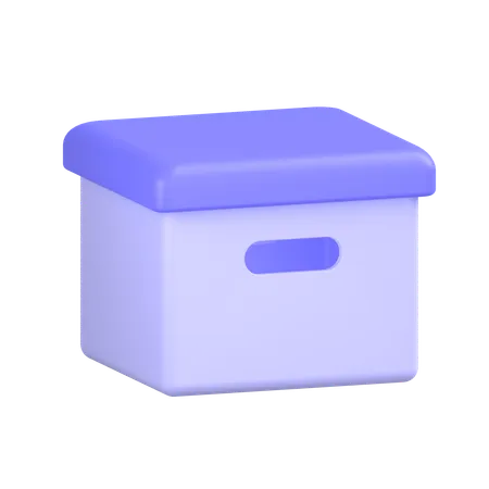 箱  3D Icon