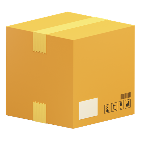 Box Packacge  3D Illustration