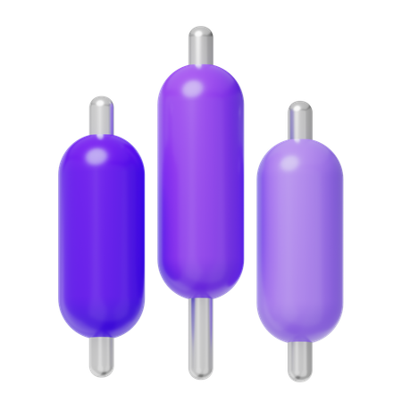 Box plot chart  3D Icon