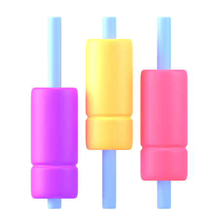 Box Plot Chart  3D Icon