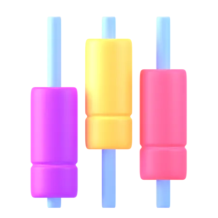 Box Plot Chart  3D Icon