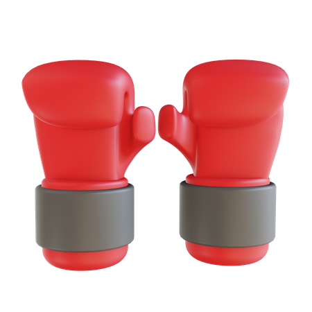 Coup de poing de boxe  3D Illustration