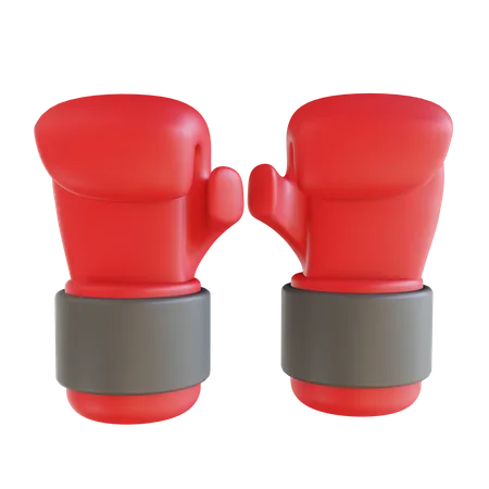 Coup de poing de boxe  3D Illustration