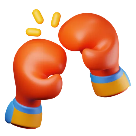 Boxing Gloves  3D Icon