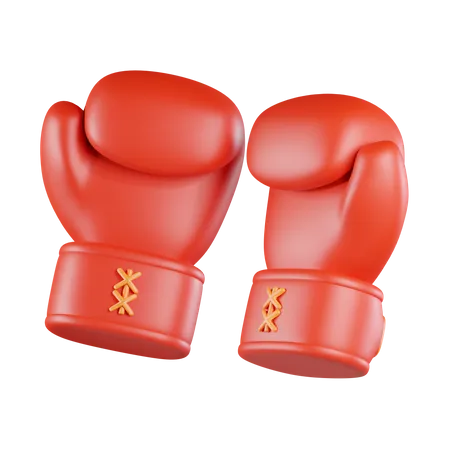 Boxing Gloves  3D Icon