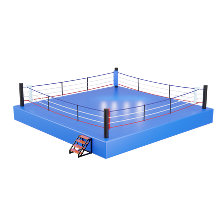 Boxing Ring  3D Illustration