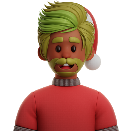 BOY WITH RED T-SHIRT  3D Icon