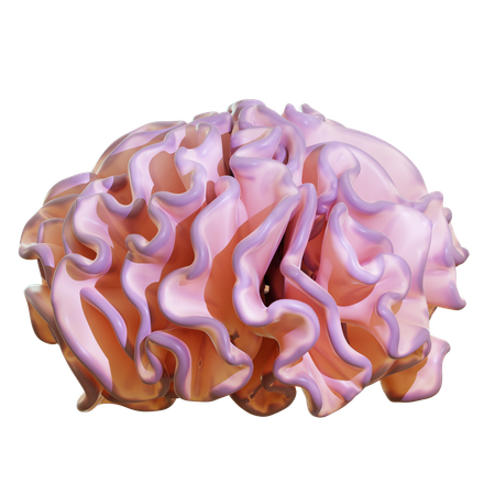 Brain Coral  3D Icon